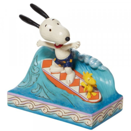 Snoopy & Woodstock Surfing * H14cm Jim Shore 6010114 , retired