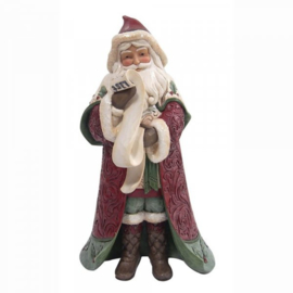 Victorian Santa with List H28cm Jim Shore 6009492 retired item, laatste exemplaren *