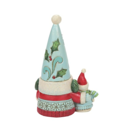 Gnome Elf & Gnome with Snowbuddy H13cm Jim Shore , retired , laatste exemplaren *