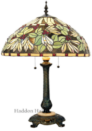 5990 *Tafellamp Tiffany H75cm Ø51cm Caora