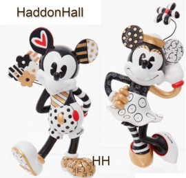 Mickey and Minnie Mouse Set van 2 figurines Midas by Romero Britto op voorraad