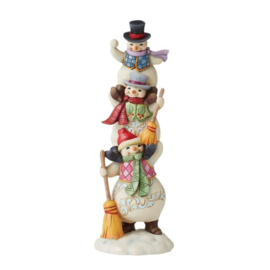 Stacked Snowmen Figurine H28cm Jim Shore 6011159 retired *