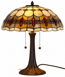 5416 9023 * Tafellamp Tiffany H44cm Ø40cm Victoria