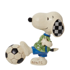 Snoopy Football  Mini Figurine H9cm Jim Shore 6011958 , retired , beperkte voorraad