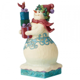 Winter Wonderland Snowman H22cm Jim Shore 6004191 Retired