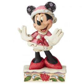 Mickey & Minnie Christmas H12cm Set van 2 Jim Shore figurines 