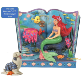 Ariel Storybook & Max Mini Figurine - Set van 2 - Jim Shore *