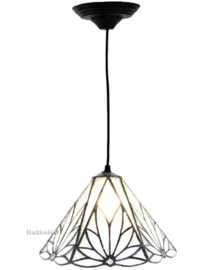 6191 95 * Hanglamp Tiffany Ø20cm Star of Bethlehem