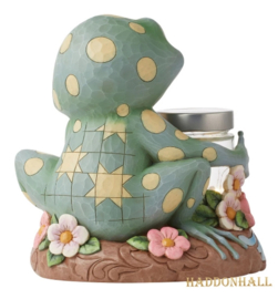 Frog with Fireflies "Ready, Start, Glow! H26cm Jim Shore 6014431 , we do not ship this item