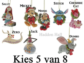 Hanging Ornaments - Kies 5 van 8  - H7cm - Jim Shore *