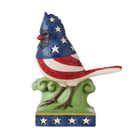 Patriotic Cardinal H12cm Jim Shore 6010560 retired *