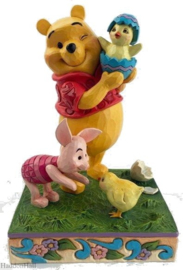Winnie The Pooh & Piglet Easter H14cm Jim Shore 6010103 retired *