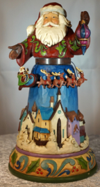 Christmas Joy All Around H25cm Jim Shore 4056590 uit 2016 , zeldzaam en gesigneerd in 2018 verkocht