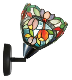 TMINSH1 Wandspot met Tiffany kap Ø15cm Sylvette