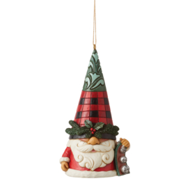 Highland Glen Gnome with Bells Hanging Ornament  H11cm Jim Shore 6012877