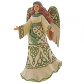 Irish Angel uit 2018 *  25cm Jim Shore Engel 6003627 Miracles from Mountains  , retired