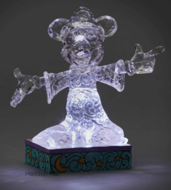 MICKEY "Sorcerer  Illuminated " H13,5cm Jim Shore 4059926 retired , uitverkocht *