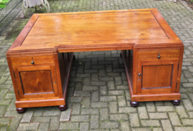 Bureau Partnerdesk 120x180cm H78cm Massief Teakhout