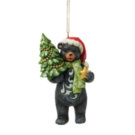 Lodge Black Bear Ornament H12cm Jim Shore 6017035