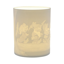 Snow White - "Diamond Shine" Seven Dwarfs Tea Light Holder H12cm Disney Enchanting A31088 