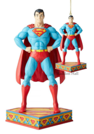 Superman Zilver Age figurine & hanging ornament H22cm Jim Shore retired *