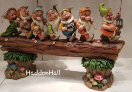 SEVEN DWARFS  Homeward Bound  Masterpiece B 50 cm Jim Shore 6005147 retired * laatste exemplaren