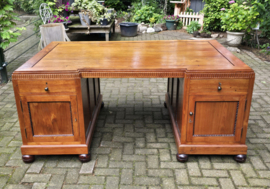 Bureau Partnerdesk 120x180cm H78cm Massief Teakhout