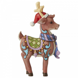 Christmas Reindeer Mini Figurine H9cm Jim Shore 6006664 retired *