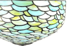 6135 80 * Plafonniere Tiffany Ø41cm 2xE27 Arctic