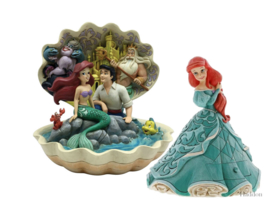 Ariel - Set van 2 beelden - Ariel Shell & Treasure Keeper