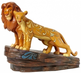 Lion King SIMBA & NALA "Love at Pride Rock" H 15cm 4040432 Disney Traditions