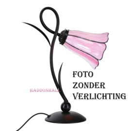 8187 * Bureaulamp Lovely H40cm met Tiffany kap Ø15cm Liseron Pink