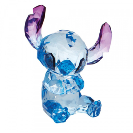 Set van 4 Disney Facets Figurines * H9cm Mickey Winnie Stitch TinkerBell ( cristal-look)