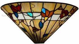 TG62W Wandlamp Tiffany Schelpmodel B36cm "Bernwood"