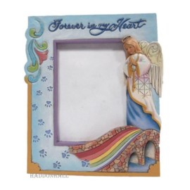Rainbow Pet Bridge Bereavement Fotolijst H 19,5cm Jim Shore 6011868 , retired