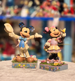 Mickey & Minnie Spring - Set van 2 artikelen H17cm Jim Shore , uitverkocht