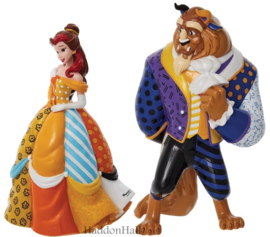 Beauty & The Beast H23,5cm Set van 2 Disney Britto Figurines * retired