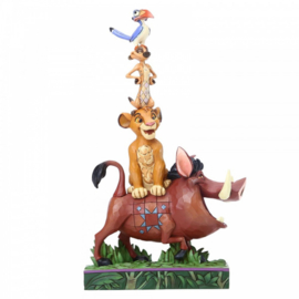 Lion King Stacking Figurine - Simba en Nala - Set van 2 Jim Shore beelden *