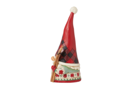 Gnome with Ski-son H16cm Jim Shore 6015446 *