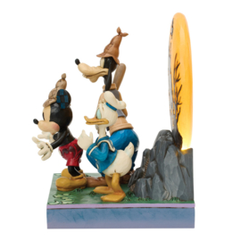 Mickey, Goofy & Donald LED  Diorama "Look Out Ghosts" H21,5 cm Jim Shore 6017941 PREORDER