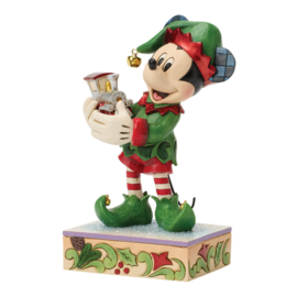 Mickey "Elf on Track" H19,5cm Jim Shore 6018712 PREORDER