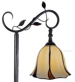 6240 * Vloerlamp - Leeslamp H152cm met Tiffany kap Ø25cm Desert Wave