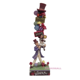 Willy Wonka & Characters Stacked Figurine H30,5cm Jim Shore 6013724 *