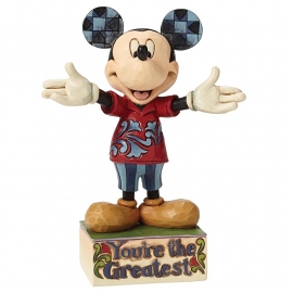 MICKEY "You Are The Greatest" H15cm Jim Shore  4049637, retired , made in May 2016