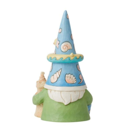 Coastal Gnome with Sandcastle H15cm Jim Shore 6012798 retired, laatste exemplaren *