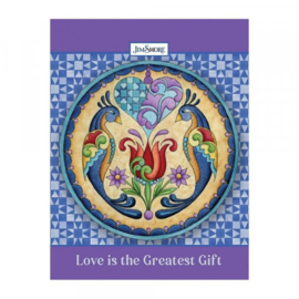Journal Dagboek Notitieboekje "Love is the Greatest Gift" Jim Shore DO1213