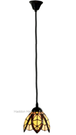 8119 * Hanglamp met Tiffany kap Ø15cm Flow Souplesse