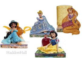 Prinsessen Set van 4 - Cinderella, Jasmine , Snow White & Rapunzel - Jim Shore