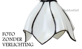 6223 * Hanglamp met Tiffany kap Ø17cm Lotus White