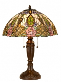 5370 * Tafellamp Tiffany H61cm Ø47cm Gloriosa